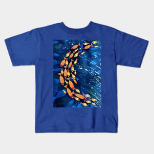 Goldfish Pond Kids T-Shirt